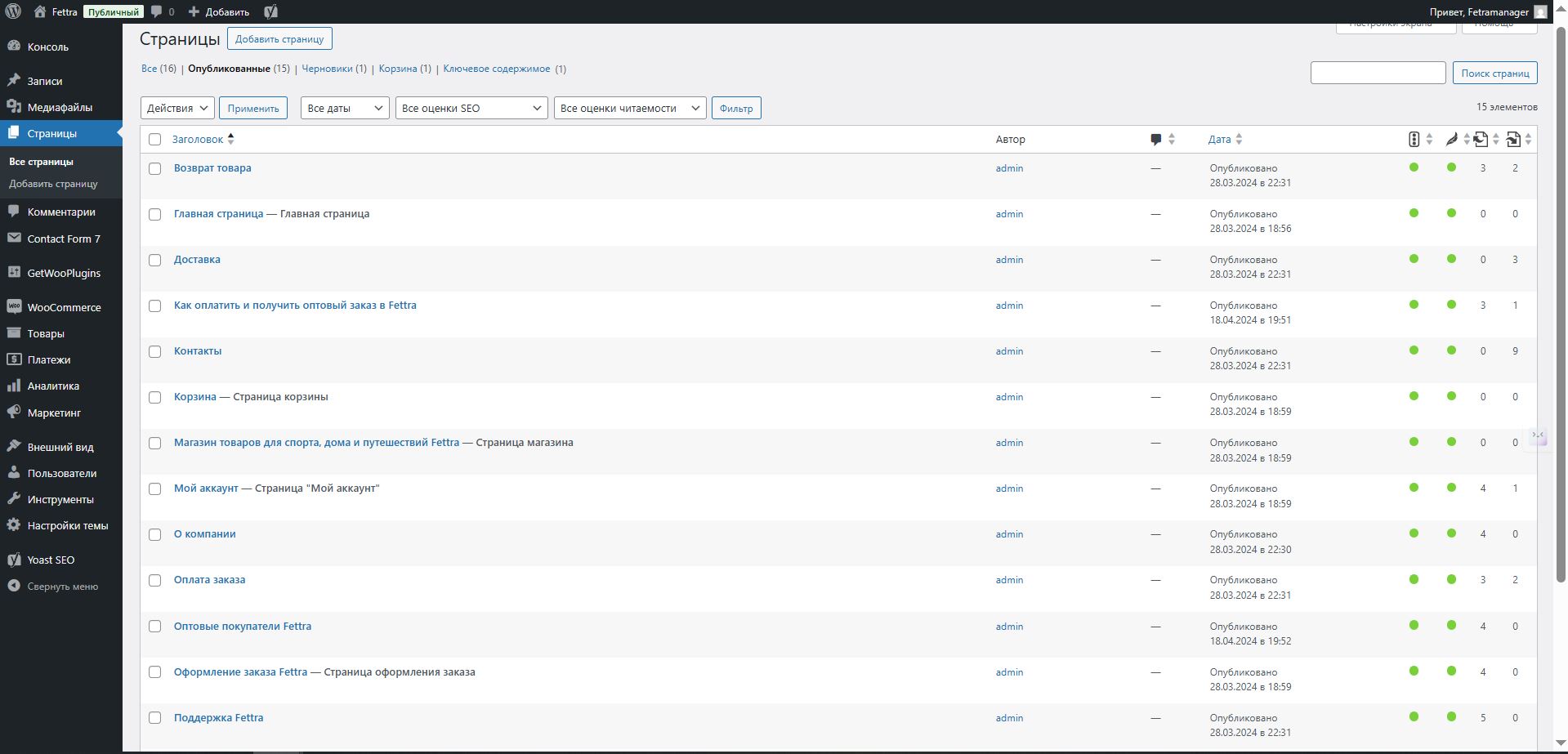После: Fettra: провели SEO-аудит сайта и выявили критичные точки роста